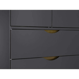 Kobe drabužių spinta (pilka) Kobe drabužių spinta (pilka)